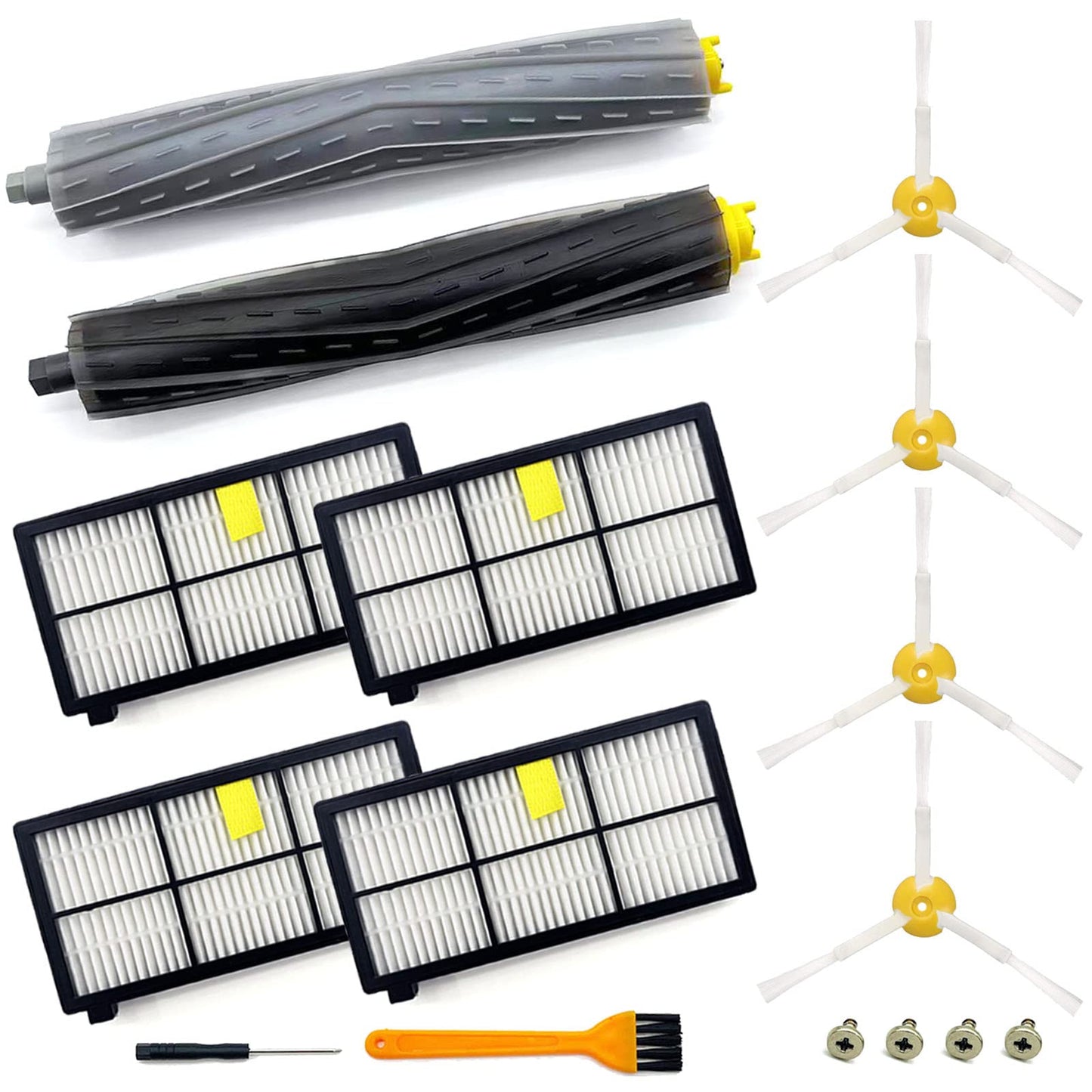 Replacement Parts Compatible for iRobot Roomba 800 900 Series 960 860 805 850 980 861 864 866 870 871 880 890 891 981 985 961 Vacuum