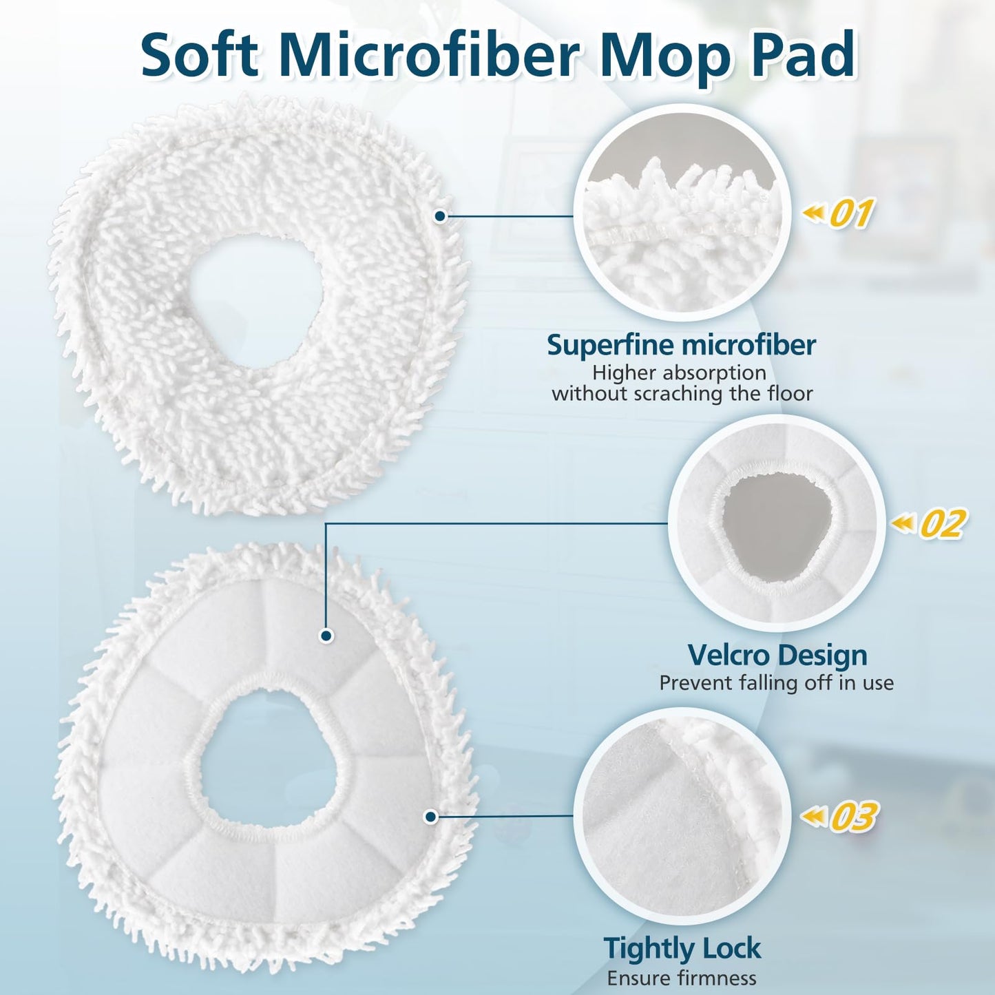 Replacement Parts Accessories Compatible with Narwal Freo Robot Vacuum 1 Roller Brush,4 HEPA Filters, 4 Mop Pads, 6 Side Brushes, 15 Pack