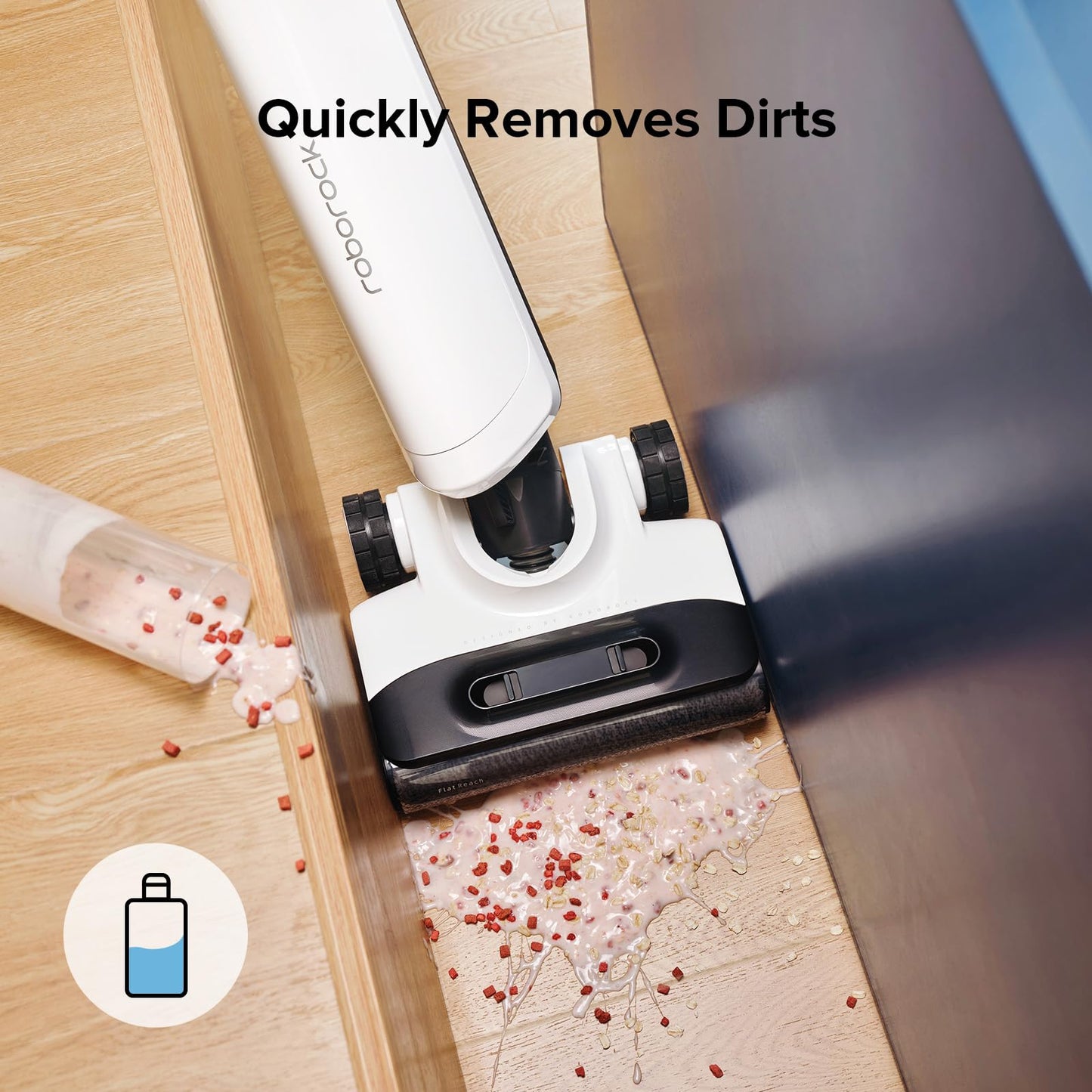 roborock Floor Cleaning Solution, Floor Cleaner for Hardwood, Compatible Robot Vacuums with Mopping and Wet and Dry Vacuum, 1L, 33.8 Fl. OZ
