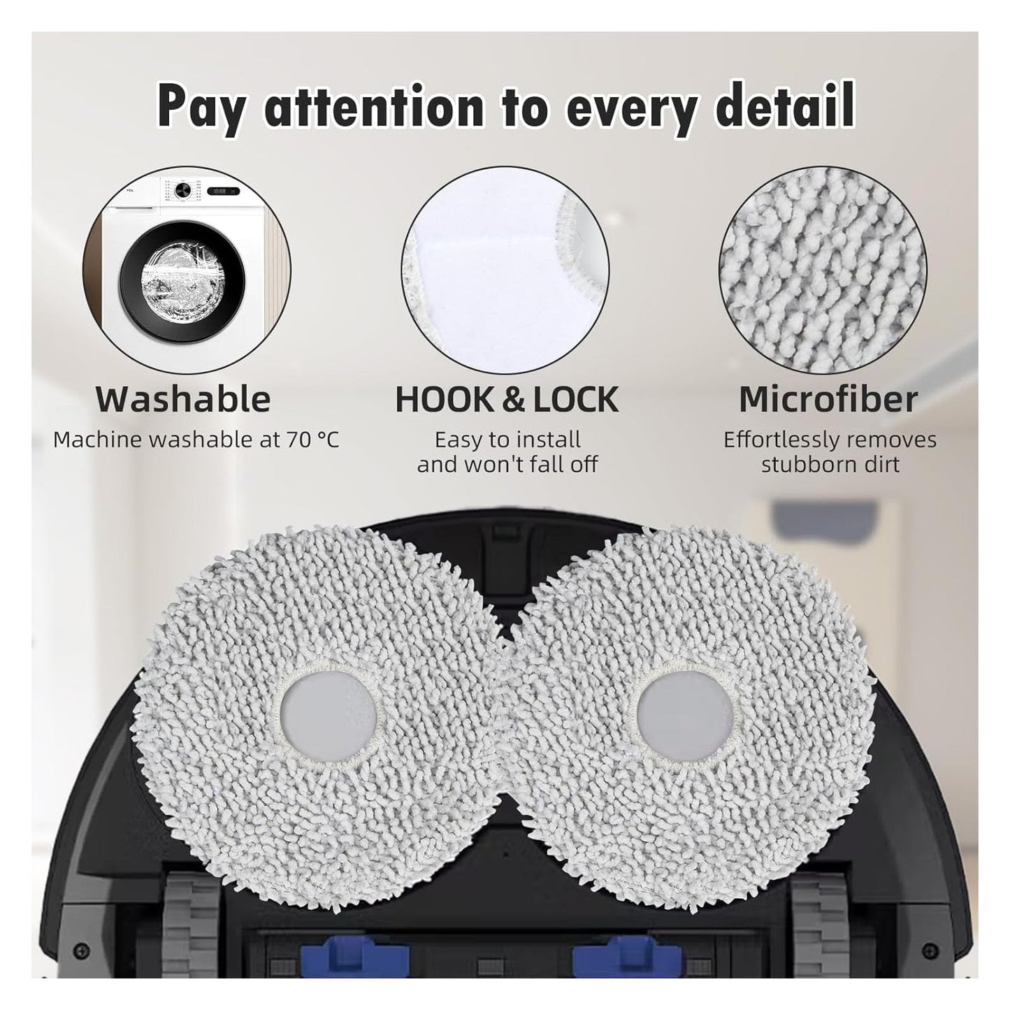 Replacement Parts for Ecovacs Deebot X5 Pro / X5 pro Omni - 14 in 1 Maintenance Accessories Kit: Main Brush, Side Brushes, HEPA Filters, Mop Pads, Dust Bags