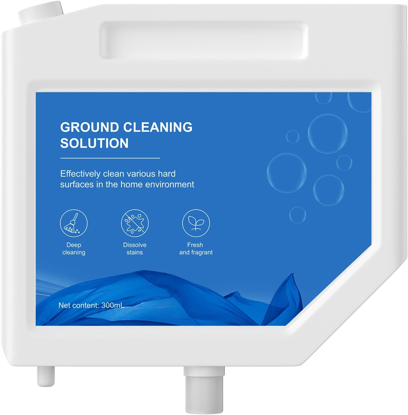 Floor Cleaning Solution Compatible with Dreame Cleaning Solution, Multi-Surface Original Flavor L10 Ultra Detergent, Compatible with L10s Ultra Robot Vacuum (300ml) (1 Bottle)