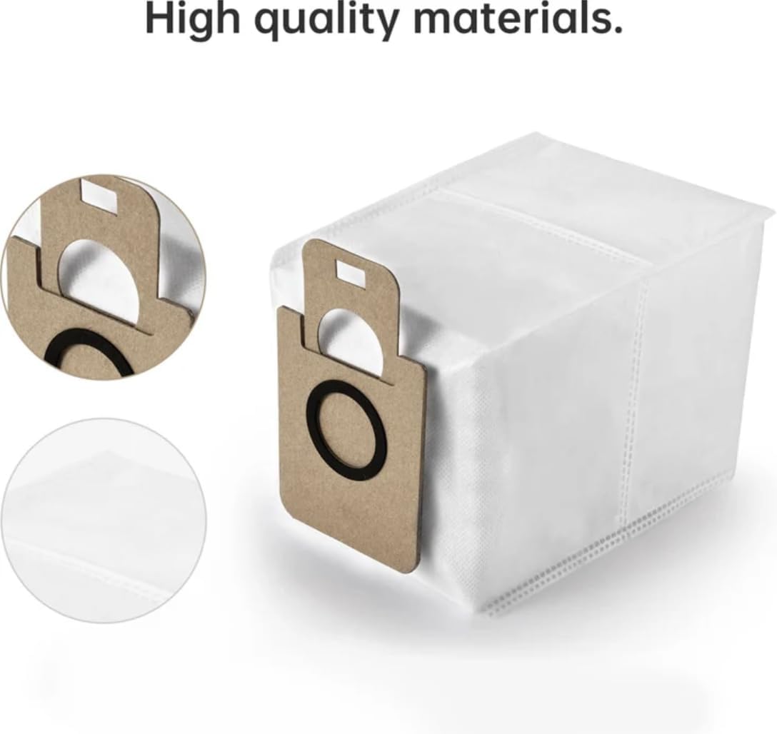 Dreame L20 Ultra Replacement Accessories for Dreame L20 Ultra / L30 Ultra Robot Vacuum:6 HEPA Filters 6 Side brushes 6 Mop Pads 6 Dust Bags 2 Main Brush Cleaning Brush 25 Packs