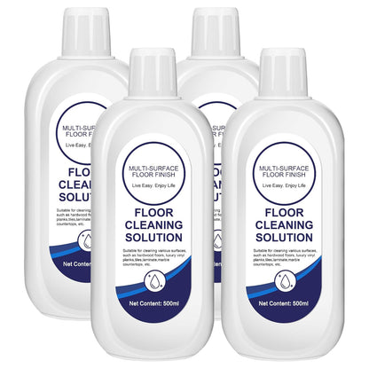 Multi-Surface Floor Cleaning Solution Compatible with Tineco, Cleaner Refill for All Mopping Robot Vacuums and Cordless Wet/Dry Mops(4 Bottle Pack, 500ml)