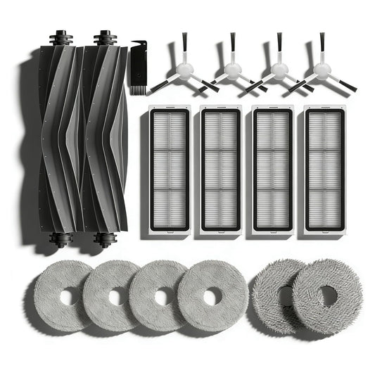 Accessories for Dreame L10s Pro Ultra, L10 Prime L10s Pro Gen 2 L10s Plus Wiping Pads X6 ; Filters X4 ; Main Brushes X2 ;Side Brushes X4 Spare Parts