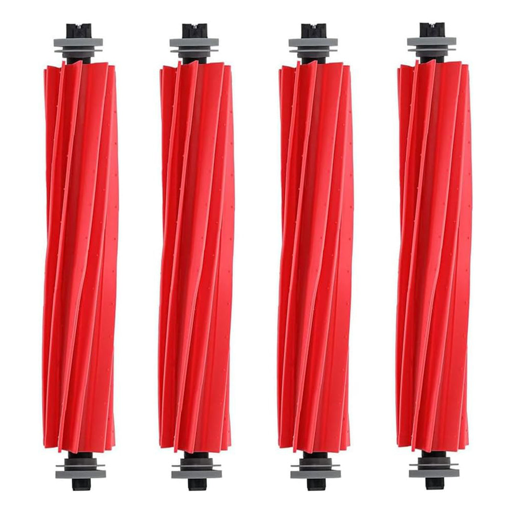 4 Pack Main Brushes Replacement For Roborock Q7,Q7+,Q7 Max,Q7 Max+,S7 Series,QV 35A/35S, Q Revo,Qrevo S/MaxV/Pro/Plus Vacuum Cleaner