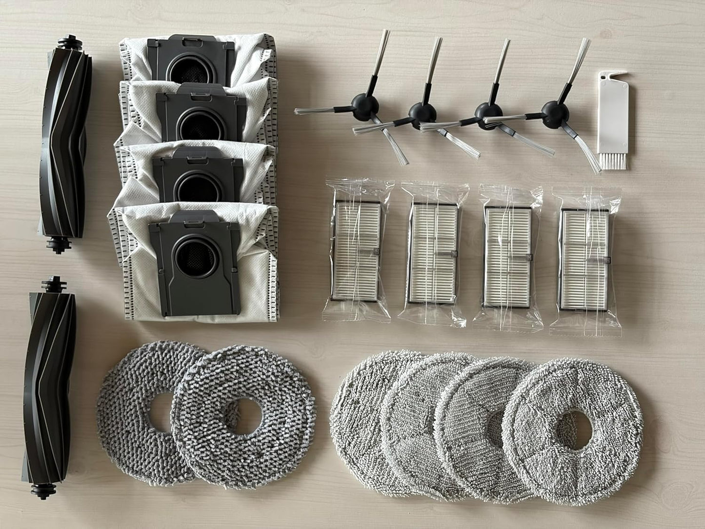 Accessories for Dreame L10s Ultra Gen 2 / L10s Ultra Heat ONLY; Dreame L40s Ultra AE/CE X30 Ultra D30 Ultra Mova E30 Ultra/Mops dust Bag Filter HEPA Main Brushes Side Brushes