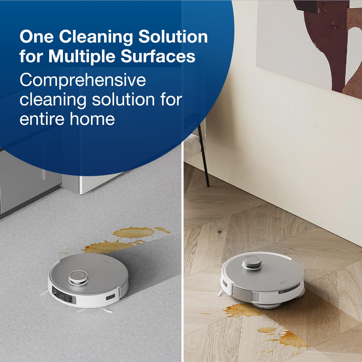 ECOVACS Multi-Surface Floor Cleaning Solution, Compatible with DEEBOT T30S COMBO / T30S / X2 COMBO/ X2 OMNI/ T20 OMNI / X1 OMNI / X1 TURBO / T10 OMNI, 1L(3pcs)