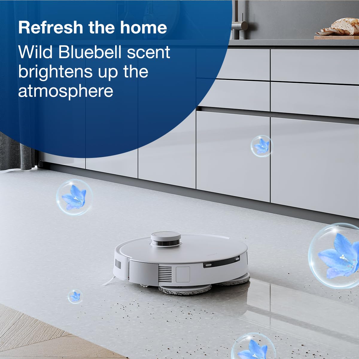 ECOVACS Multi-Surface Floor Cleaning Solution, Compatible with DEEBOT T30S COMBO / T30S / X2 COMBO/ X2 OMNI/ T20 OMNI / X1 OMNI / X1 TURBO / T10 OMNI, 1L(3pcs)