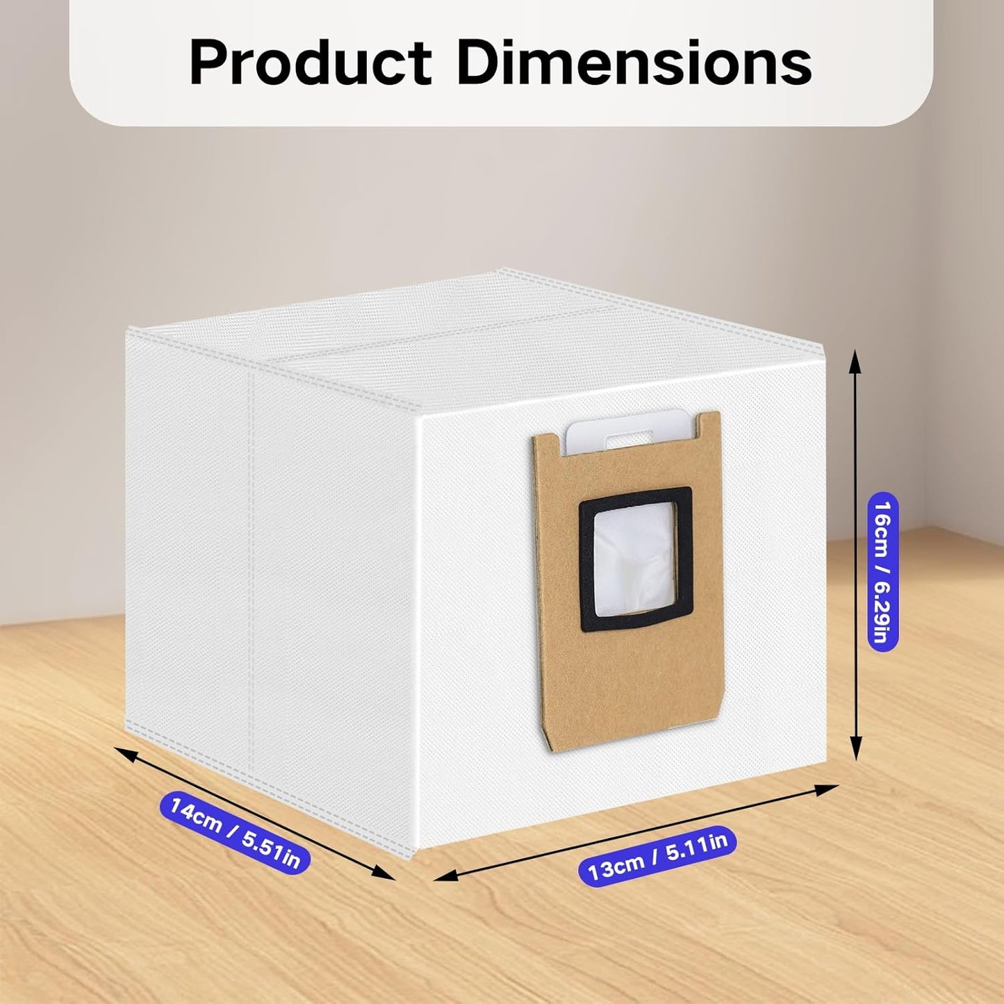 E25 Dust Bags Compatible with Eufy E25 Omni / E28 Omni / C28 Omni Robot Vacuum Cleaner, 4-Layer Replacement Disposable E28 Dust Bags