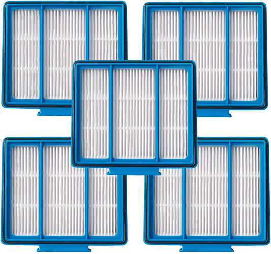 5-Pack Replacement HEPA Filter for Shark ION,IQ,EZ AI Series Vacuum AV2501AE RV1001AE AV910/911S/912S/915S AV753 RV100AE UR1000SR AV2001WD RV1001 AV752 AV2820S Part Fit # RVFFK950 (5)