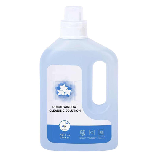 Window Cleaner 1L, Cleaning Solution Compatible with ECOVACS Winbot W1 Pro/W2 Pro Omni/Winbot Mini Window Cleaning Robot, Glass Cleaner Liquid