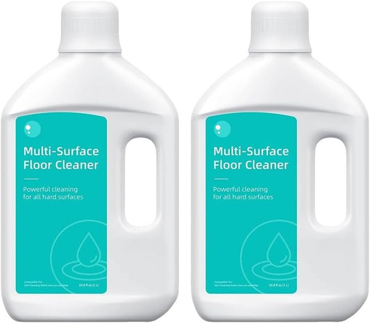 Floor Cleaning Solution Original Scent Compatible with Dreame Vacuum Cleaner Solution, Residue & Streak Free, Suitable for All Robot Vacuum Cleaners and Wireless Wet Dry Dual-Use Vacuum Cleaners 35.27 Fl Oz (Pack of 2)