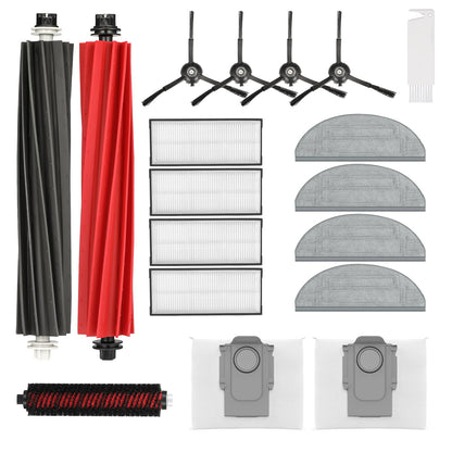 Accessories Kit Compatible with Roborock S8 Pro Ultra Robot Vacuum Cleaner（18 Pcs）