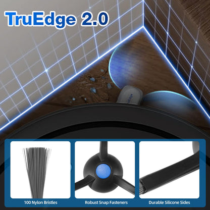 25 Pack Accessories for ECOVACS DEEBOT T50 PRO Omni / T50 Omni Robot Vacuum, Replacement 2 Anti Tangle Main Brush 6 Mop Pads 6 Dust Bag 6 Sidebrush 4 Filter 1 Cleaning Brush