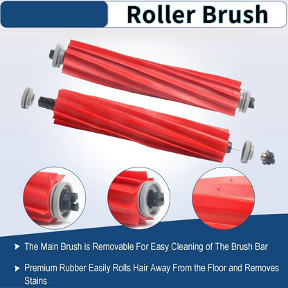 Replacement Parts for Roborock Qrevo Vacuum Cleaner Accessories Kit（19 Pack）