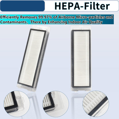 Replacement Parts for Roborock Qrevo Vacuum Cleaner Accessories Kit（19 Pack）