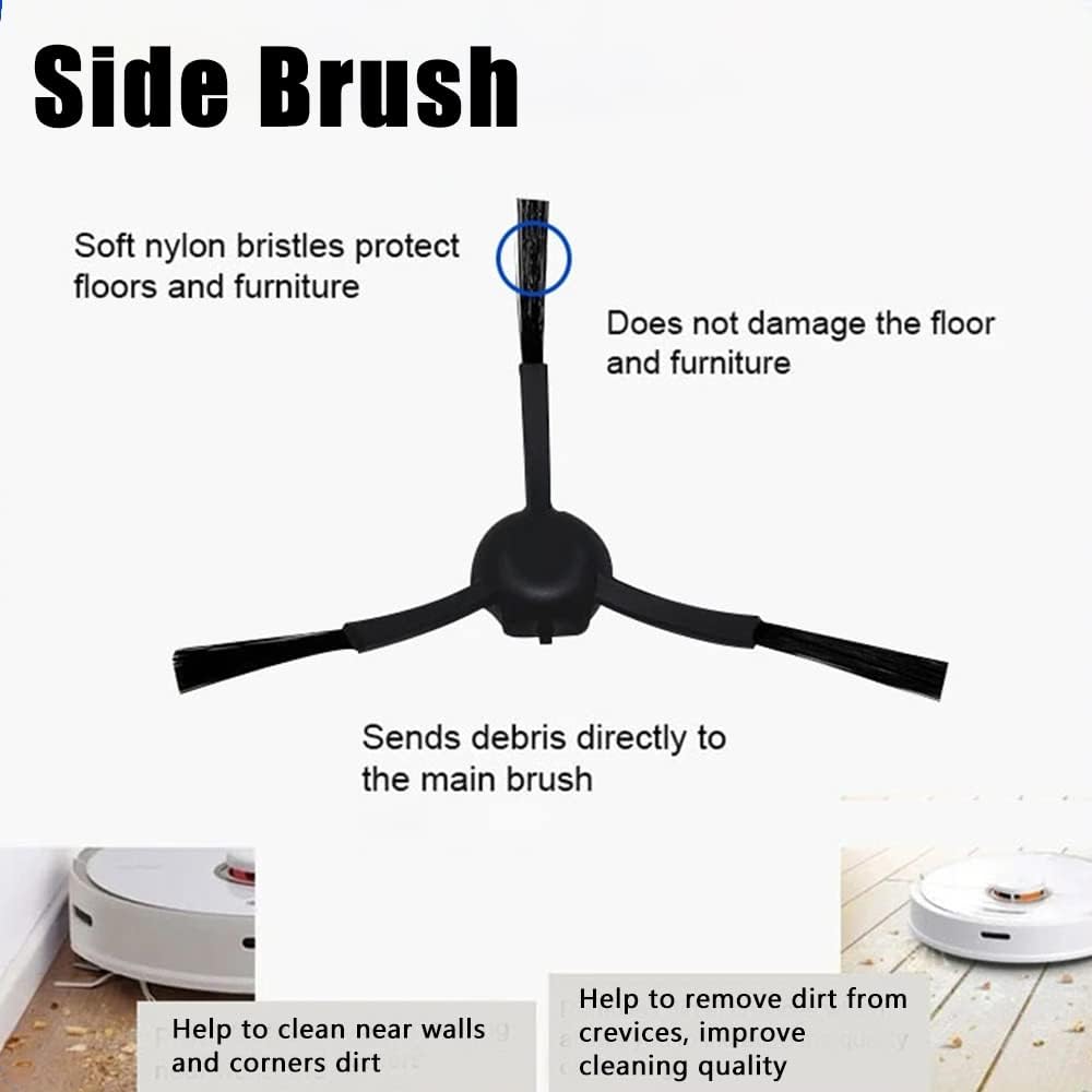 Main Side Brush, HEPA Filters, Dust Bags for Dreame Bot Z10 Pro L10 Plus Vacuum Cleaner Accessories
