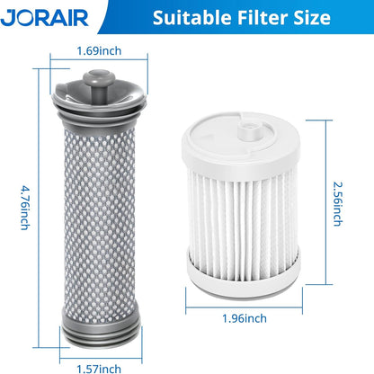 Replacement Filter kit Compatible with Tineco A10/A11 Hero, PURE ONE S11, A11 PET, A10/A11 Master, PWRHERO11 Snap Cordless Vacuum Cleaner, 3 Pack Pre Filters & 3 HEPA Filter
