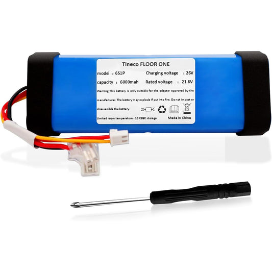 6000mAh Lithium Battery Replacement for Floor ONE S3,Floor one S3 Breeze Cordless Vacuum Cleaner