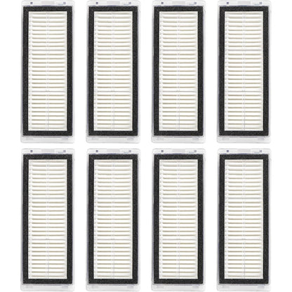 (8 Pieces) HEPA Filters Compatible for Dreametech L20 Ultra/ L30 Ultra Robot Vacuum Filter Kit, Replacement Parts 8 Filters