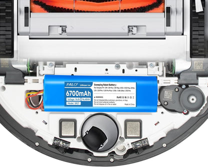 for Dreame L10s Ultra, L10,L10s,L10 Pro,L10 Pro Plus,D9,D9 Max,D9 Pro,F9,D10,D10s,D10 Plus,RL55L,RLS5-BL0,RLS5-WH0,RVS5-WH0,Z10 Pro Robot Vacuum Cleaner P2008-4S2P-MMBK-14.4V Li-ion 6700mAh Battery
