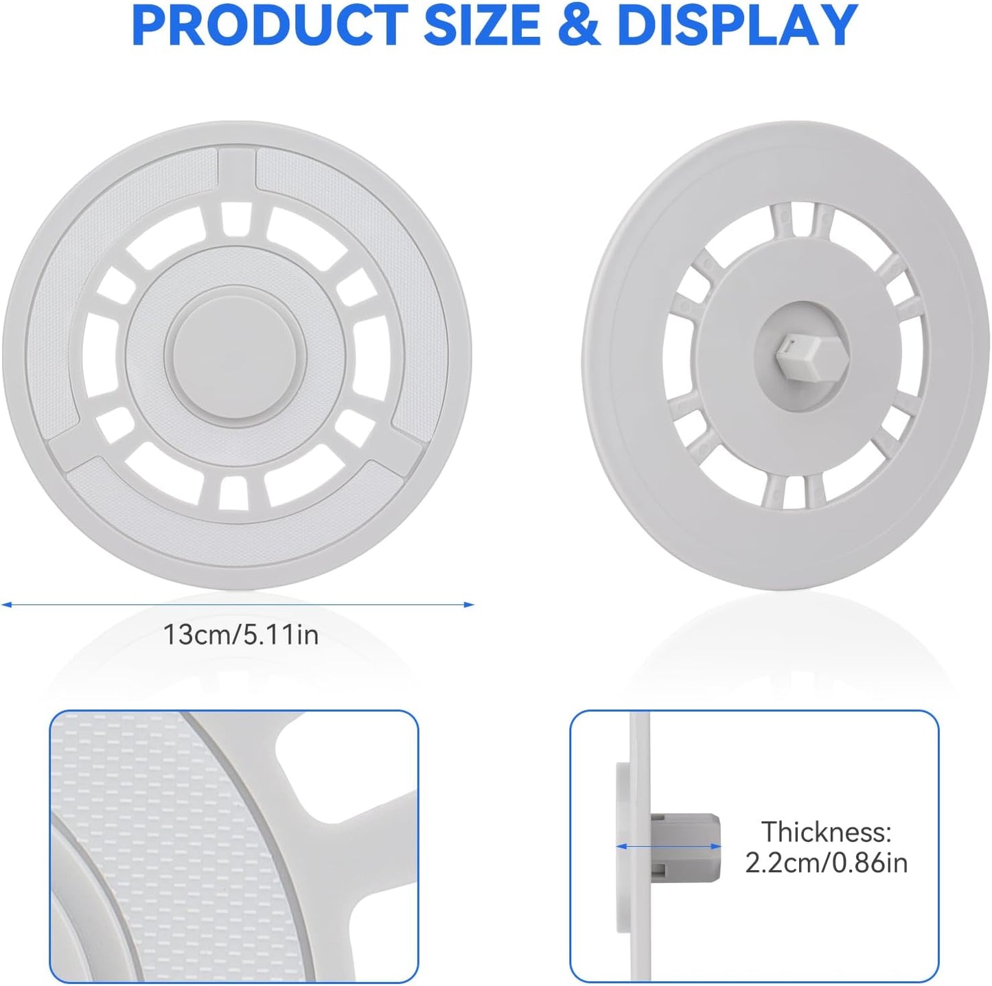 Mop Pad Plate Accessories for Dreame L10S Ultra / L10s Pro Gen 2/ L10 Ultra/ L10S Pro/ L10 Prime/ X20 Pro and Xiaomi X20+ Robot Vacuum Cleaner - Vacuum Pad Board Holder Replacement Part Attachment
