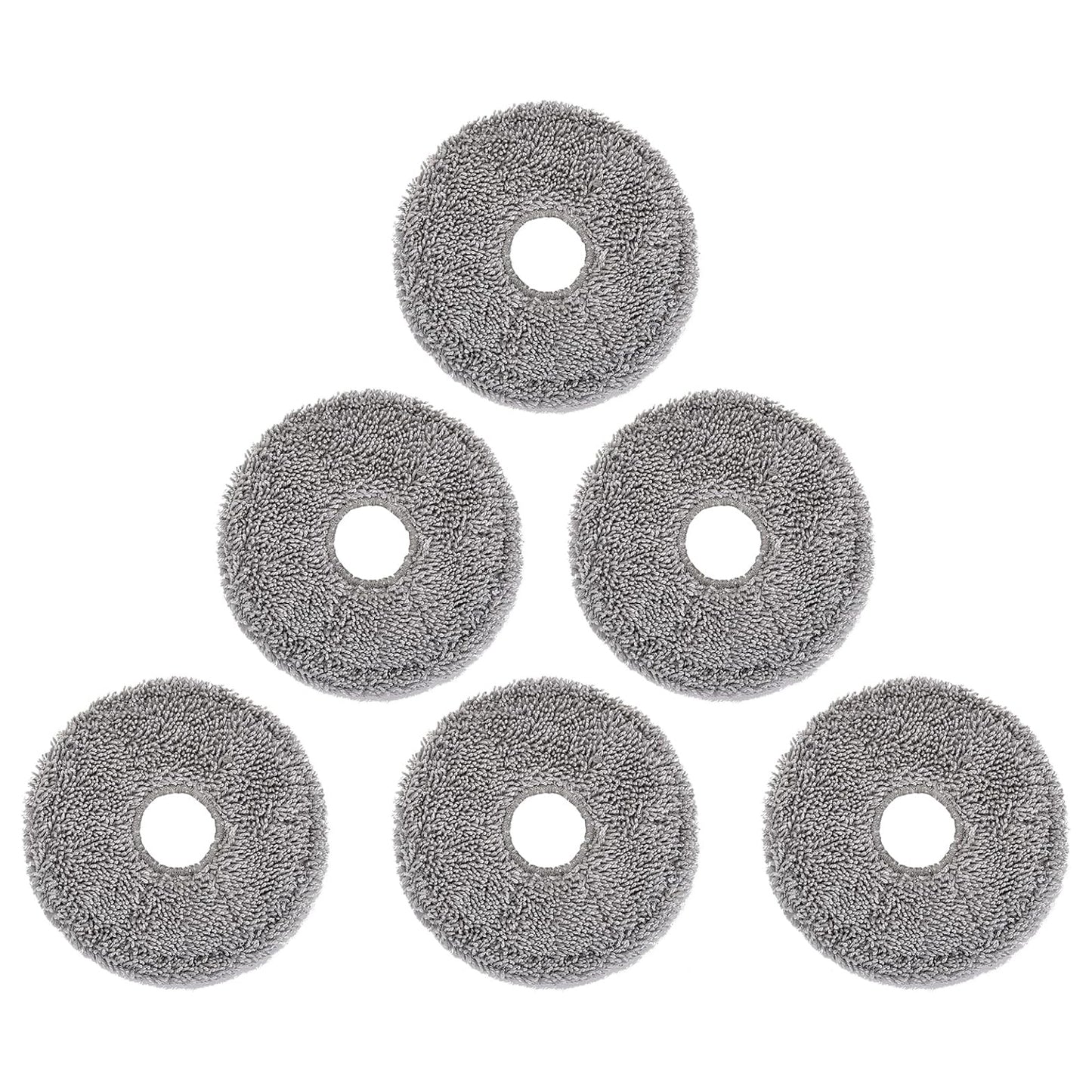 Robot Vacuum Mop Pads, Compatible with Dreame X40 Ultra, L10s Ultra, L10s Pro Ultra, L10s Plus, L40 Ultra, L30 Ultra, X30 Ultra, L20 Ultra – Reusable & Washable Wet Mopping Pads (6Pcs)