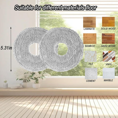 Accessories for Dreame X50 Ultra,L40 Ultra, X40 Ultra, and for MOVA P10, P50 Pro Ultra Robot Vacuum Cleaner, 6 Dust Bags, 4 Mop Pads, 4 Side Brushes, L40 Ultra Replacement Kit