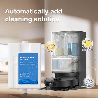 Compatible with Dreame Cleaning Solution, Multi-Surface Floor Cleaning Solution Compatible with Dreame L20 Ultra Robot Vacuum (30.4 Fl Oz)