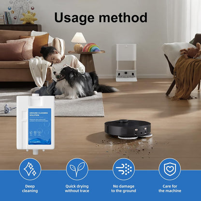 Compatible with Dreame Cleaning Solution, Multi-Surface Floor Cleaning Solution Compatible with Dreame L20 Ultra Robot Vacuum (30.4 Fl Oz)