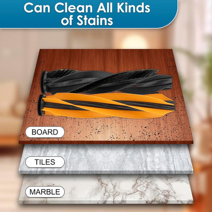 (15 Pack) X50 Ultra Replacement Parts Compatible with Dreame X50 Ultra Robot Vacuum Cleaner, 2 Roller Brushes, 4 Side Brushes, 3 Dust Bags, 3 HEPA Filters, 3 Mop Pads, Accessories Kit