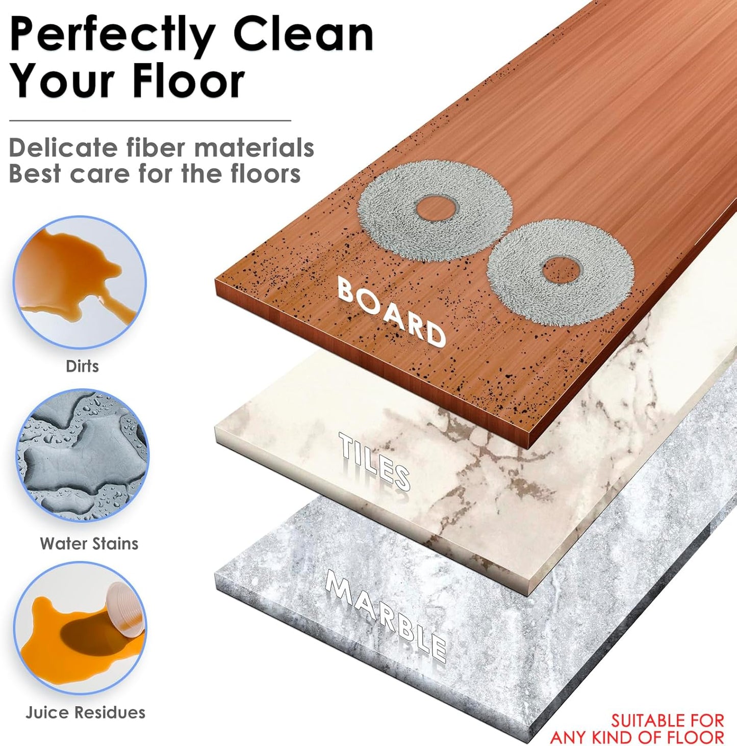 (10 Pack) X50 Ultra Mop Pads for Dreame X50 Ultra/ X40 Ultra/ L40s Pro Ultra/ L50 Pro Ultra/ X50 Master/ X30 Ultra/ L10s Ultra/ L10s Pro Gen 2/ L10s Pro Ultra/ L10s Plus/ L20 L30 L40 Ultra Mop Pad