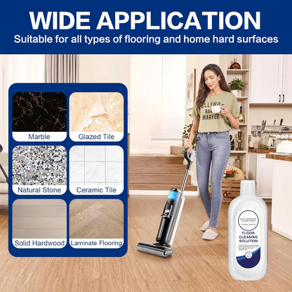 Multi-Surface Floor Cleaning Solution Compatible with Tineco, Cleaner Refill for All Mopping Robot Vacuums and Cordless Wet/Dry Mops (500ml, Original)