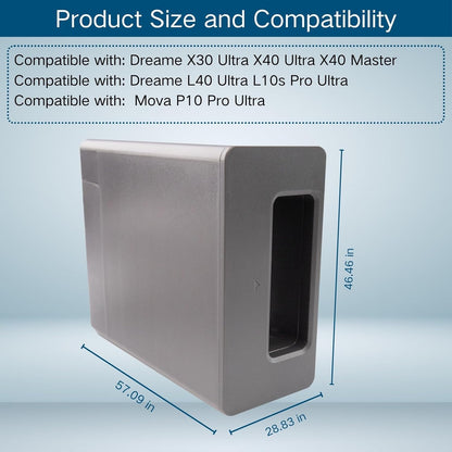 Cleaning Solution Tank Compatible with Dreame X40 Ultra, X40 Master, X30 Ultra, L40 Ultra, L10s Pro Ultra, Mova P10 Pro Ultra Robot Vacuum Base Station